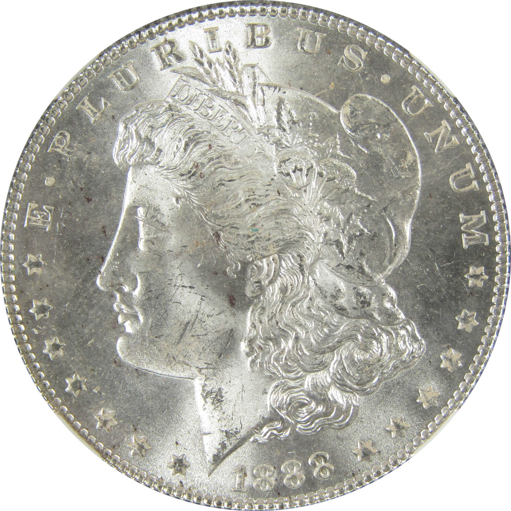1888 Morgan Silver Dollar MS 64 Uncirculated $1 Coin G1830