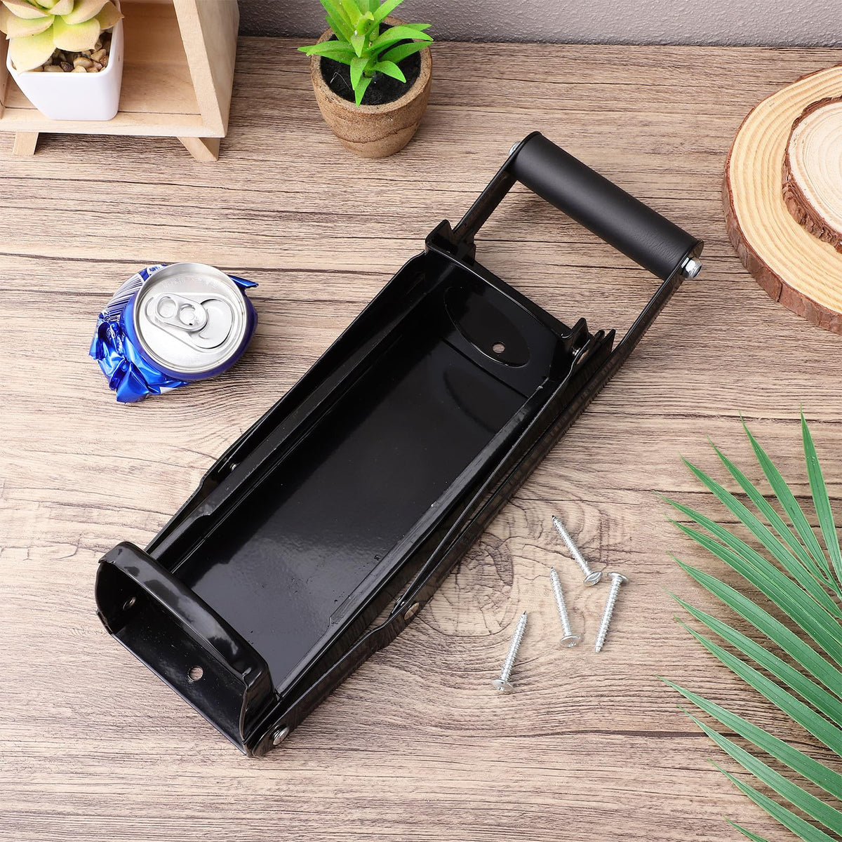 Stainless Steel Wall Mounted Can Crusher H45361