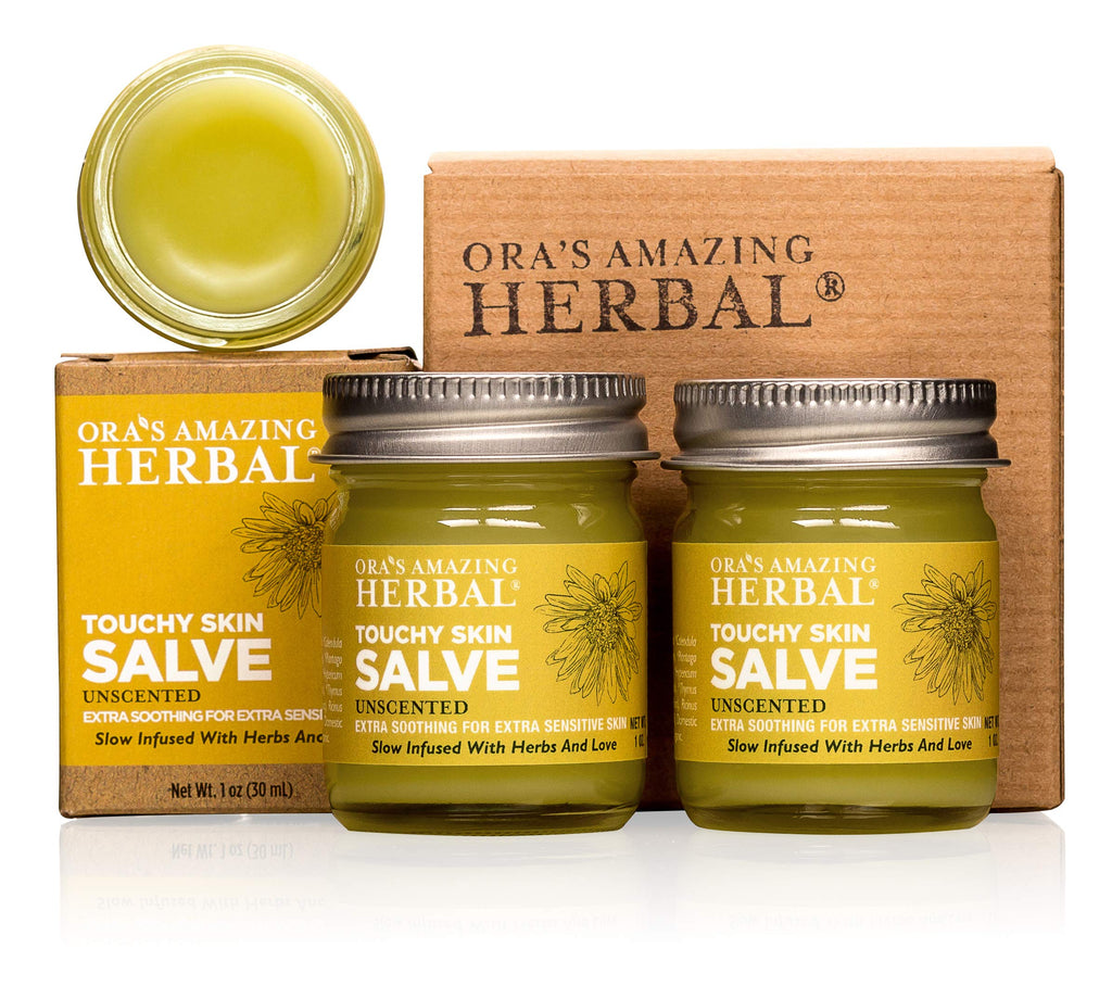 Natural Moisturizing Unscented Calendula Skin Salve, 1 oz 2 Pack G2648